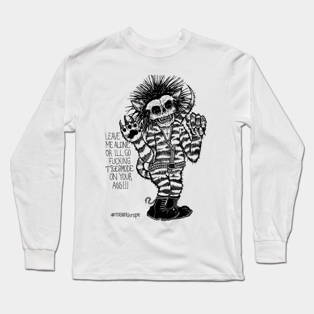 misanthrope Long Sleeve T-Shirt by fear my nerves